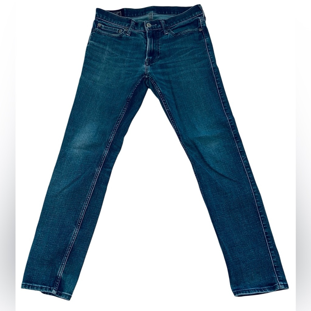 Abercrombie & Fitch Jeans Mens 28 X 30 Blue Landon Skinny Stretch Denim Rocker